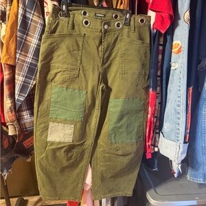 Olive Green moxie jeans